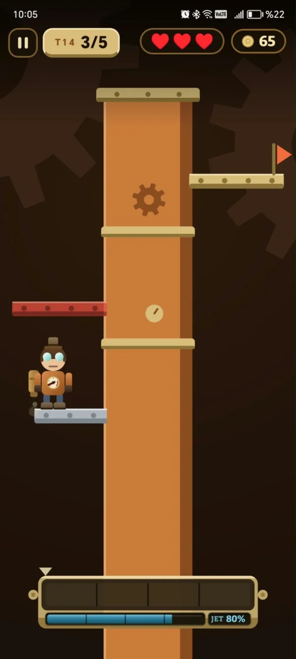 Retro Jump oyun ekranı